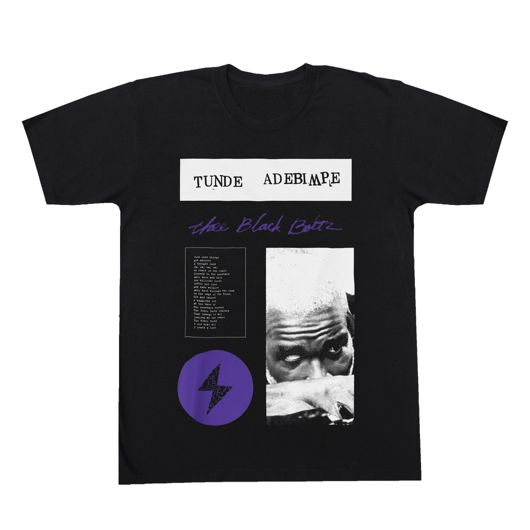 Tunde Adebimpe - Thee Black Boltz Tee - Black