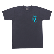 Load image into Gallery viewer, Blue Puff Print Tee - Graphite
